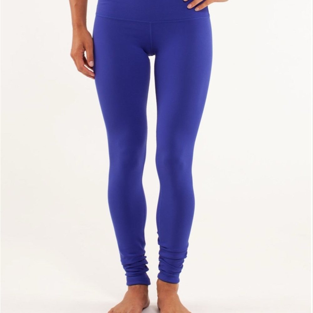 Lululemon Wunder Under Pant *Reversible Pigment Blue 4